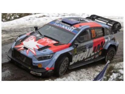 Hyundai i20 N Rally1 Rallye Monte Carlo 2026 20 H.Paddon/J.Kennard 1:43 Scale IXO Diecast Model Car-IXO-Diecast Model Centre
