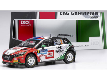 Hyundai i20 N Rally2 Rally Serras de Fafe 2023 #2 H.Paddon/J.Kennard 1:43 Scale IXO Diecast Model Car-IXO-Diecast Model Centre