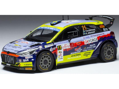 Hyundai i20 R5 #11 Rallye Poland 2022 T.Kristensson/A.Johansson 1:43 Scale IXO Diecast Model Car-IXO-Diecast Model Centre