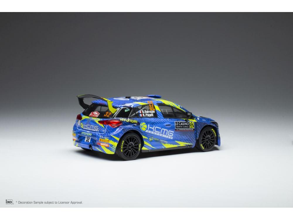 Hyundai i20 R5 #32 Rallye Monte Carlo 2020 S.Sarrazin/K.Parent 1:43 Scale IXO Diecast Model Car-IXO-Diecast Model Centre