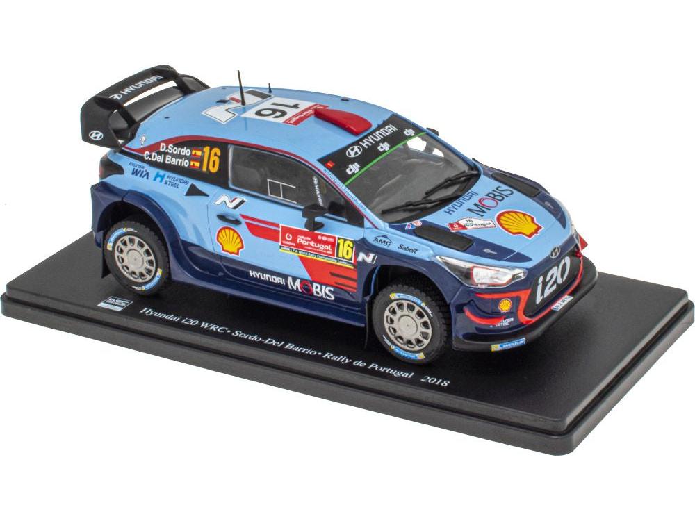 Hyundai i20 WRC #16 Sordo/Del Barrio Rally de Portugal 2018 1:24 Scale Diecast Model-Unbranded-Diecast Model Centre
