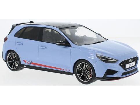 Hyundai i30 N 2021 Light Blue 1:18 Scale Diecast Model Car Group-Model Car Group-Diecast Model Centre