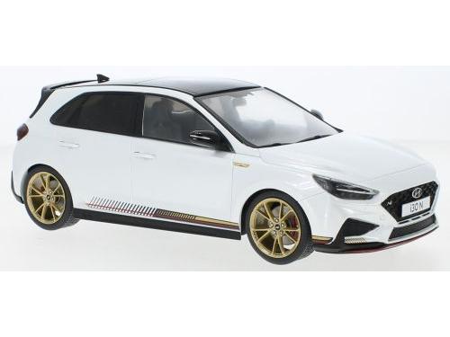 Hyundai i30 N 2021 Metallic White 1:18 Scale Diecast Model Car Group-Model Car Group-Diecast Model Centre