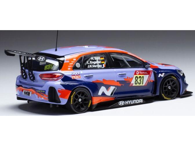 Hyundai i30 N TCR #831 24h Nurburgring 2021 L.Engstler/H.Still/J-K.Vernay 1:43 Scale IXO Diecast Model Car-IXO-Diecast Model Centre