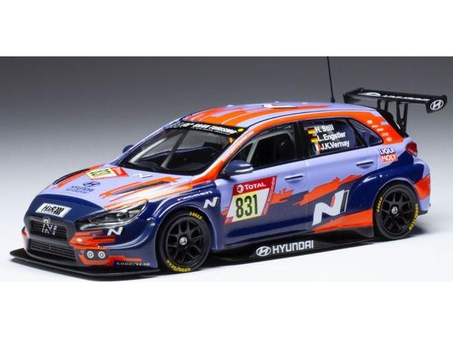 Hyundai i30 N TCR #831 24h Nurburgring 2021 L.Engstler/H.Still/J-K.Vernay 1:43 Scale IXO Diecast Model Car-IXO-Diecast Model Centre