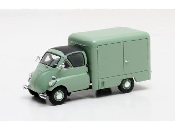 ISO IsettaCarro Furgon Green 1957 1:43 Scale Matrix Resin Model Car-Matrix-Diecast Model Centre