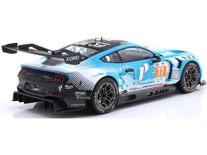Ford Mustang GT3 Proton Competition 24h Le Mans 2024 #77 Barker/Hardwick/Robicho Coche a escala 1:18 de metal fundido a presión – IXO