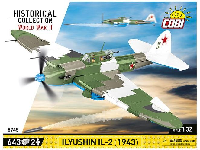 Ilyushin II 02 Sturmovik 636 WWII Cobi Brick Build Kit-Cobi-Diecast Model Centre