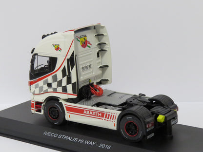 Iveco Stralis Hi-Way 2016 Abarth (White) 1:43 Scale Unbranded Diecast Model Truck-Unbranded-Diecast Model Centre