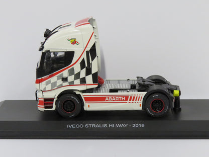 Iveco Stralis Hi-Way 2016 Abarth (White) 1:43 Scale Unbranded Diecast Model Truck-Unbranded-Diecast Model Centre