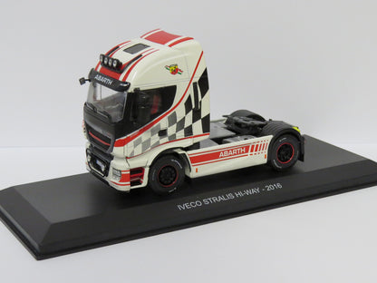Iveco Stralis Hi-Way 2016 Abarth (White) 1:43 Scale Unbranded Diecast Model Truck-Unbranded-Diecast Model Centre