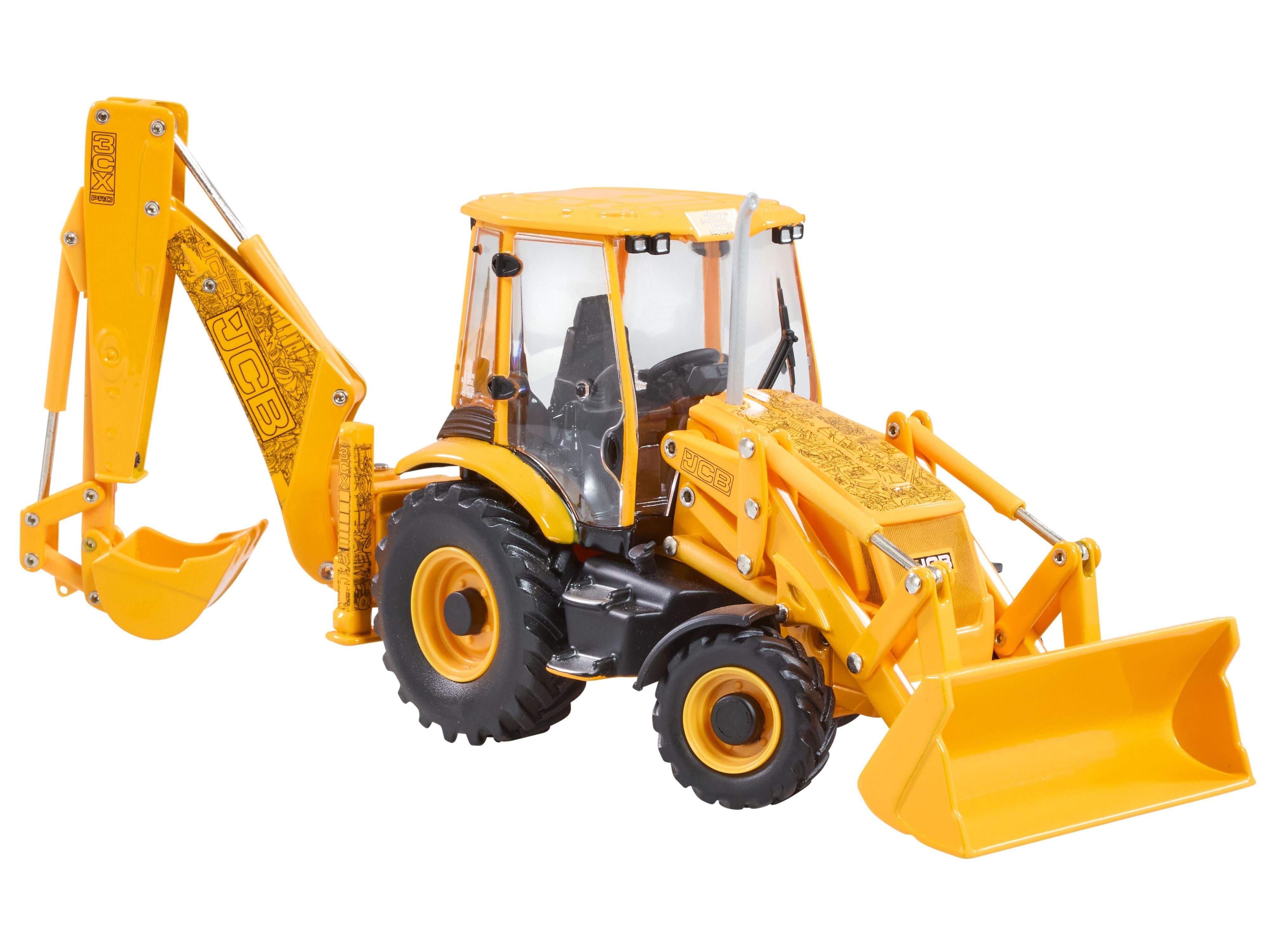 JCB Millionth Backhoe Loader Ltd Ed 2500pcs 1:32 Scale Britains Diecast Tractor-Britains-Diecast Model Centre