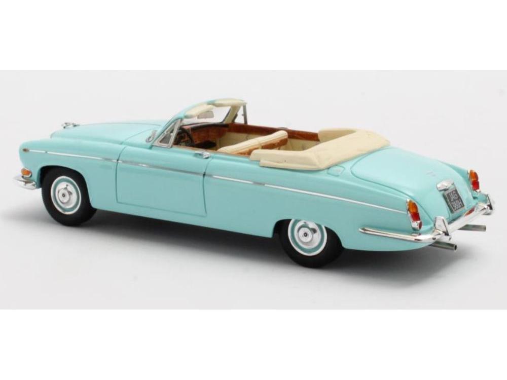 Jaguar 420G Convertible Blue 1969 1:43 Scale Matrix Resin Model Car-Matrix-Diecast Model Centre