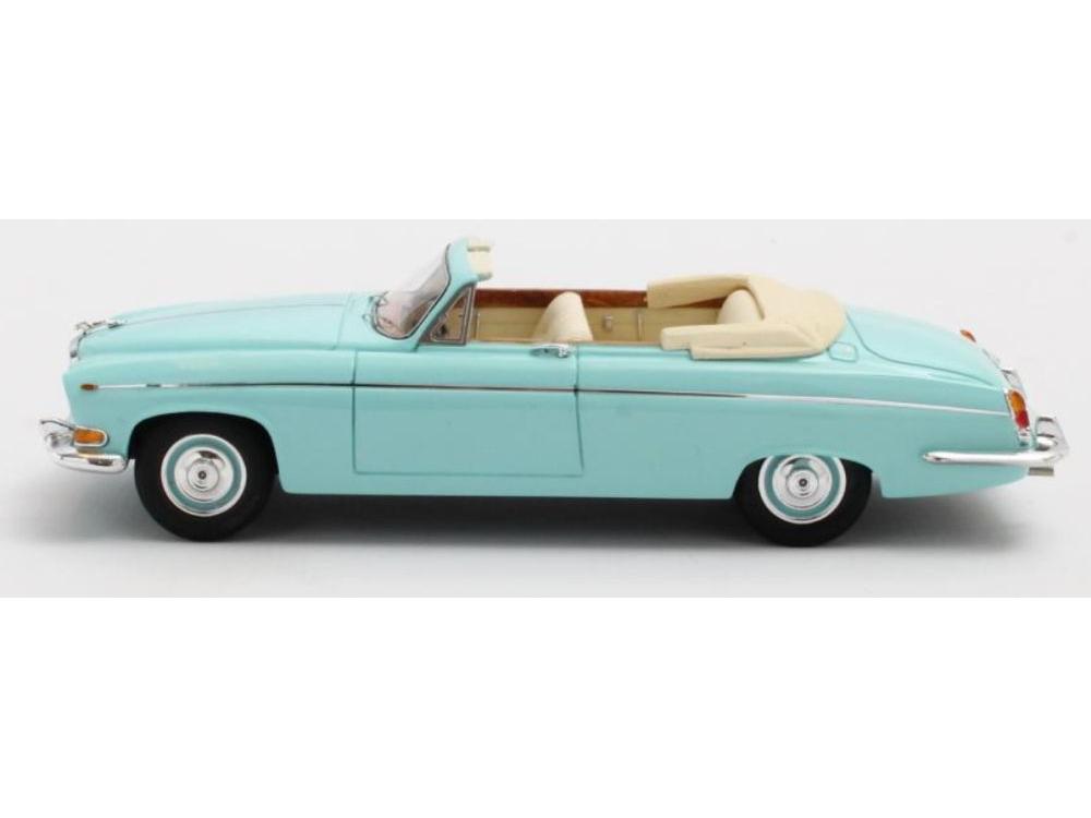 Jaguar 420G Convertible Blue 1969 1:43 Scale Matrix Resin Model Car-Matrix-Diecast Model Centre