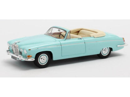 Jaguar 420G Convertible Blue 1969 1:43 Scale Matrix Resin Model Car-Matrix-Diecast Model Centre