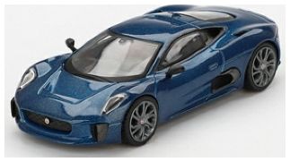 Jaguar C-X75 Blue (LHD) 1:64 Scale MINI GT Diecast Model-MINI GT-Diecast Model Centre