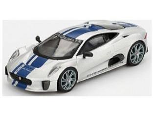 Jaguar C-X75 Silver (LHD) (Blister Packaging) 1:64 Scale MINI GT Diecast Model-MINI GT-Diecast Model Centre