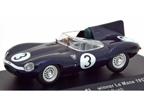 Jaguar D Type #3 Winner 24h Le Mans 1957 Flockhart/Bueb 1:43 Scale IXO Diecast Model Car-IXO-Diecast Model Centre