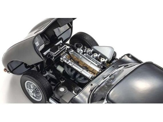 Jaguar E-Type 3.8L Coupe MK1 1961 Black 1:18 Scale Diecast Model Car – Kyosho-Kyosho-Diecast Model Centre