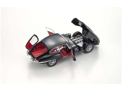Jaguar E-Type 3.8L Coupe MK1 1961 Black 1:18 Scale Diecast Model Car – Kyosho-Kyosho-Diecast Model Centre