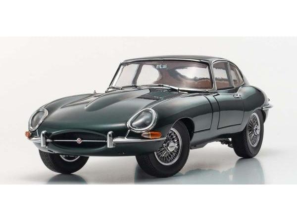 Jaguar E-Type 3.8L Coupe MK1 1961 British Racing Green 1:18 Scale Diecast Model Car – Kyosho-Kyosho-Diecast Model Centre