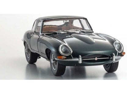 Jaguar E-Type 3.8L Coupe MK1 1961 British Racing Green 1:18 Scale Diecast Model Car – Kyosho-Kyosho-Diecast Model Centre