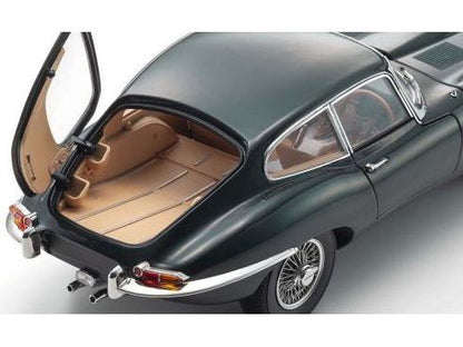 Jaguar E-Type 3.8L Coupe MK1 1961 British Racing Green 1:18 Scale Diecast Model Car – Kyosho-Kyosho-Diecast Model Centre