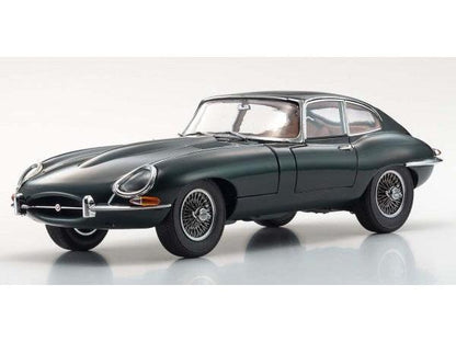 Jaguar E-Type 3.8L Coupe MK1 1961 British Racing Green 1:18 Scale Diecast Model Car – Kyosho-Kyosho-Diecast Model Centre