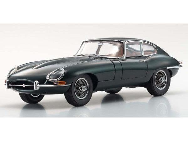 Jaguar E-Type 3.8L Coupe MK1 1961 British Racing Green 1:18 Scale Diecast Model Car – Kyosho-Kyosho-Diecast Model Centre