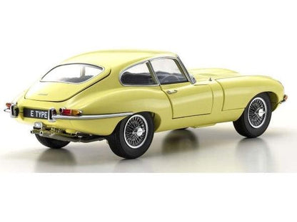 Jaguar E-Type 3.8L Coupe MK1 1961 Pale Primrose 1:18 Scale Diecast Model Car – Kyosho-Kyosho-Diecast Model Centre
