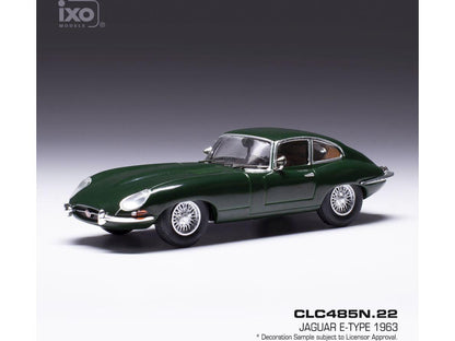 Jaguar E-Type Green 1963 1:43 Scale IXO Diecast Model Car-IXO-Diecast Model Centre