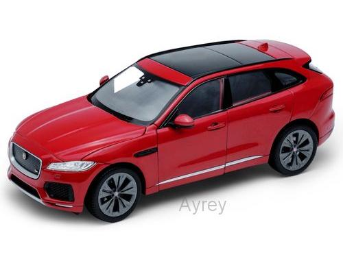 Jaguar F-Pace Red 1:24 Scale Welly Diecast Model-Welly-Diecast Model Centre