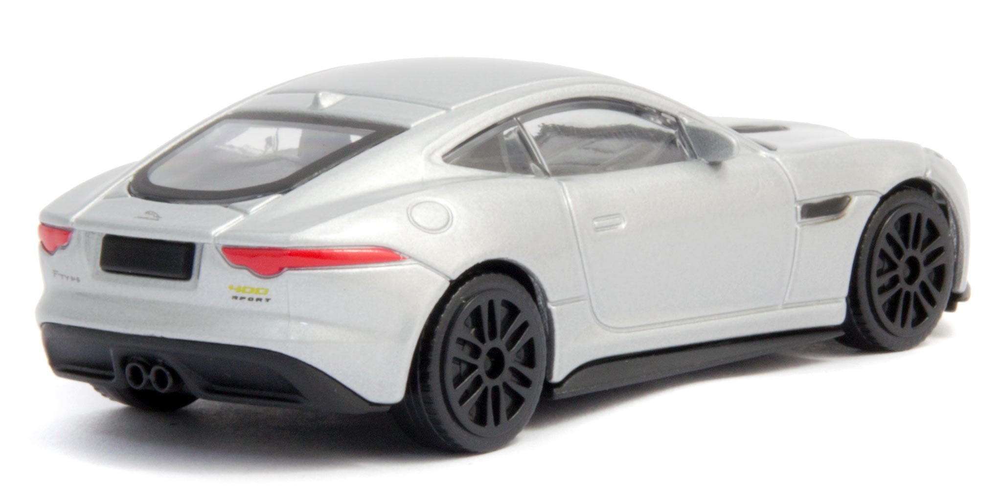 Jaguar F-TYPE Silver 1:43 Scale Bburago Diecast Toy Car-Bburago-Diecast Model Centre