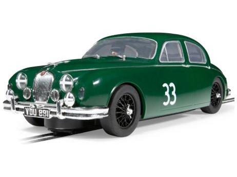 Jaguar MK1 - Mike Hawthorn in Clear Box 1:32 Scale Scalextric-Scalextric-Diecast Model Centre