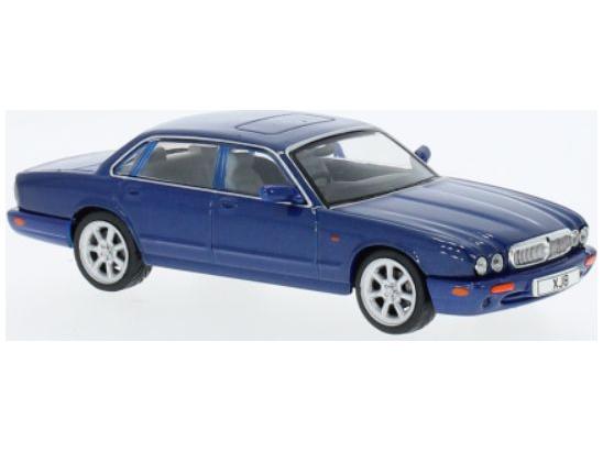 Jaguar XJ8 (X308) Blue Metallic 1998 1:43 Scale IXO Diecast Model Car-IXO-Diecast Model Centre