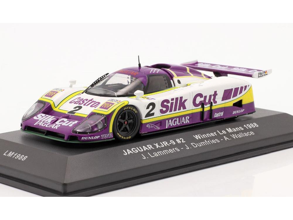 Jaguar XJR9 #2 24h Le Mans 1988 - Lammer/Dumfries 1:43 Scale IXO Diecast Model Car-IXO-Diecast Model Centre