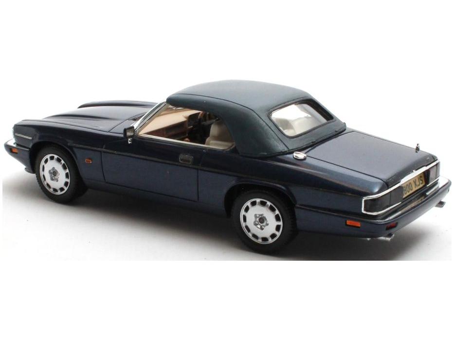 Jaguar XJS 4.0 Celebration Blue Convertibl Closed 1995-1996 1:43 Scale Matrix Resin Model Car-Matrix-Diecast Model Centre