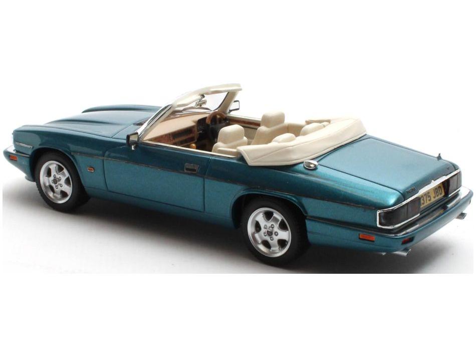 Jaguar XJS 4.0 Celebration Turquoise Convertible Open 1995-1996 1:43 Scale Matrix Resin Model Car-Matrix-Diecast Model Centre