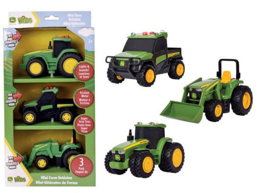 Jd LandS Mini Vehicle 3 Pack - Britains (Young Farmer)-Britains-Diecast Model Centre