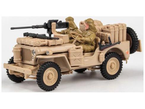 Jeep CJ-5 + Gun SAS 1:43 Scale Diecast Model Car – Cararama-Cararama-Diecast Model Centre