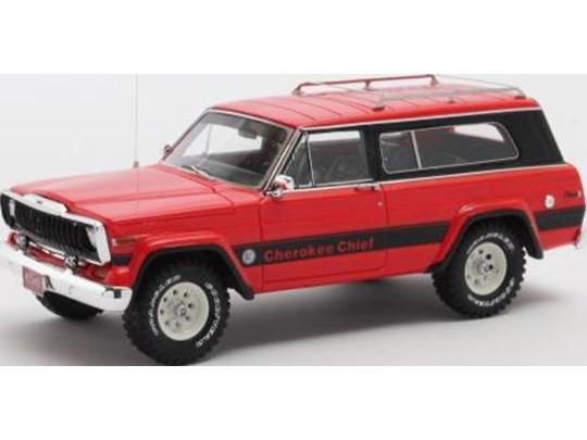 Jeep Cherokee Chief Red 1980 1:43 Scale Matrix Resin Model Car-Matrix-Diecast Model Centre