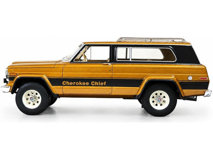 Jeep Cherokee Chief (SJ) Brown Metallic 1980-1983 1:18 Scale Resin Car – Cult-Cult-Diecast Model Centre