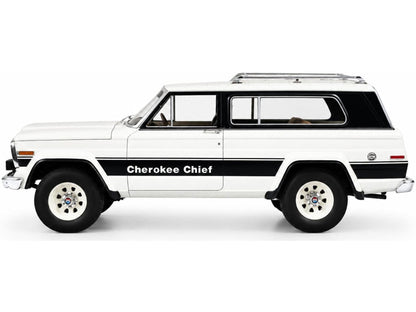 Jeep Cherokee Chief (SJ) White 1980-1983 1:18 Scale Resin Car – Cult-Cult-Diecast Model Centre