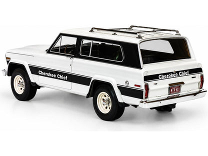 Jeep Cherokee Chief (SJ) White 1980-1983 1:18 Scale Resin Car – Cult-Cult-Diecast Model Centre