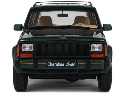 Jeep Cherokee XJ Limited Hunter Green 1995 1:18 Scale Resin Car – OttOmobile-OttOmobile-Diecast Model Centre