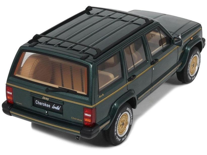 Jeep Cherokee XJ Limited Hunter Green 1995 1:18 Scale Resin Car – OttOmobile-OttOmobile-Diecast Model Centre