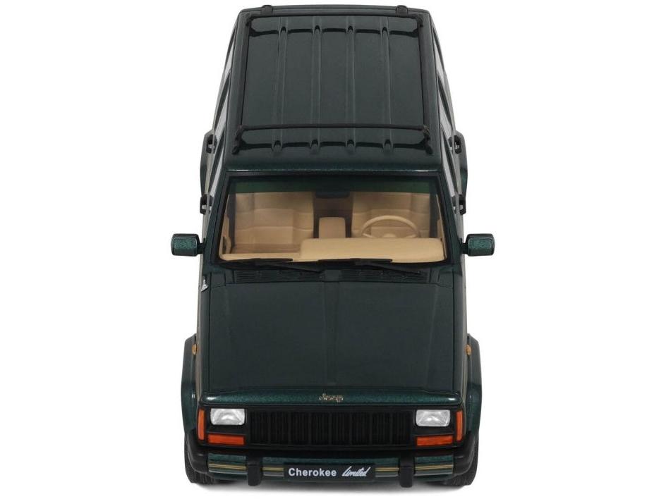 Jeep Cherokee XJ Limited Hunter Green 1995 1:18 Scale Resin Car – OttOmobile-OttOmobile-Diecast Model Centre