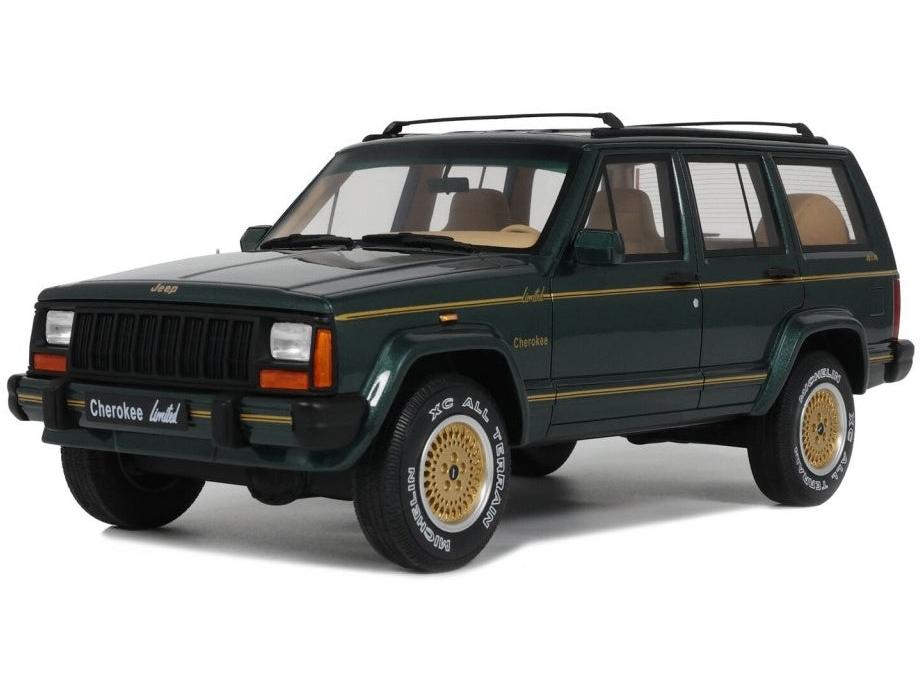 Jeep Cherokee XJ Limited Hunter Green 1995 1:18 Scale Resin Car – OttOmobile-OttOmobile-Diecast Model Centre