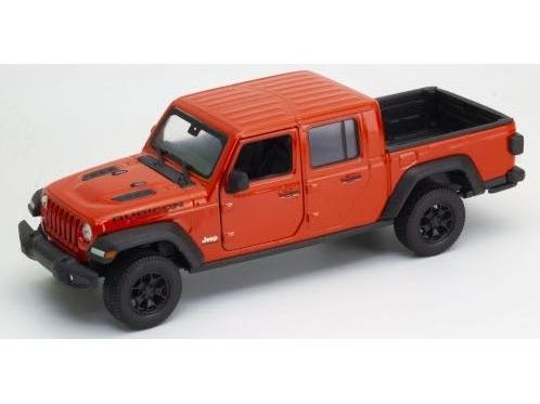 Jeep Gladiator 2007 Red/Orange 1:24 Scale Welly Diecast Model-Welly-Diecast Model Centre