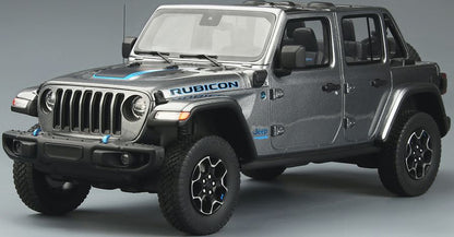 Jeep Wrangler 4xe 2021 Silver 2022 1:18 Scale GT Spirit Resin Model Car-GT Spirit-Diecast Model Centre